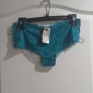 Lace Panties in Teal